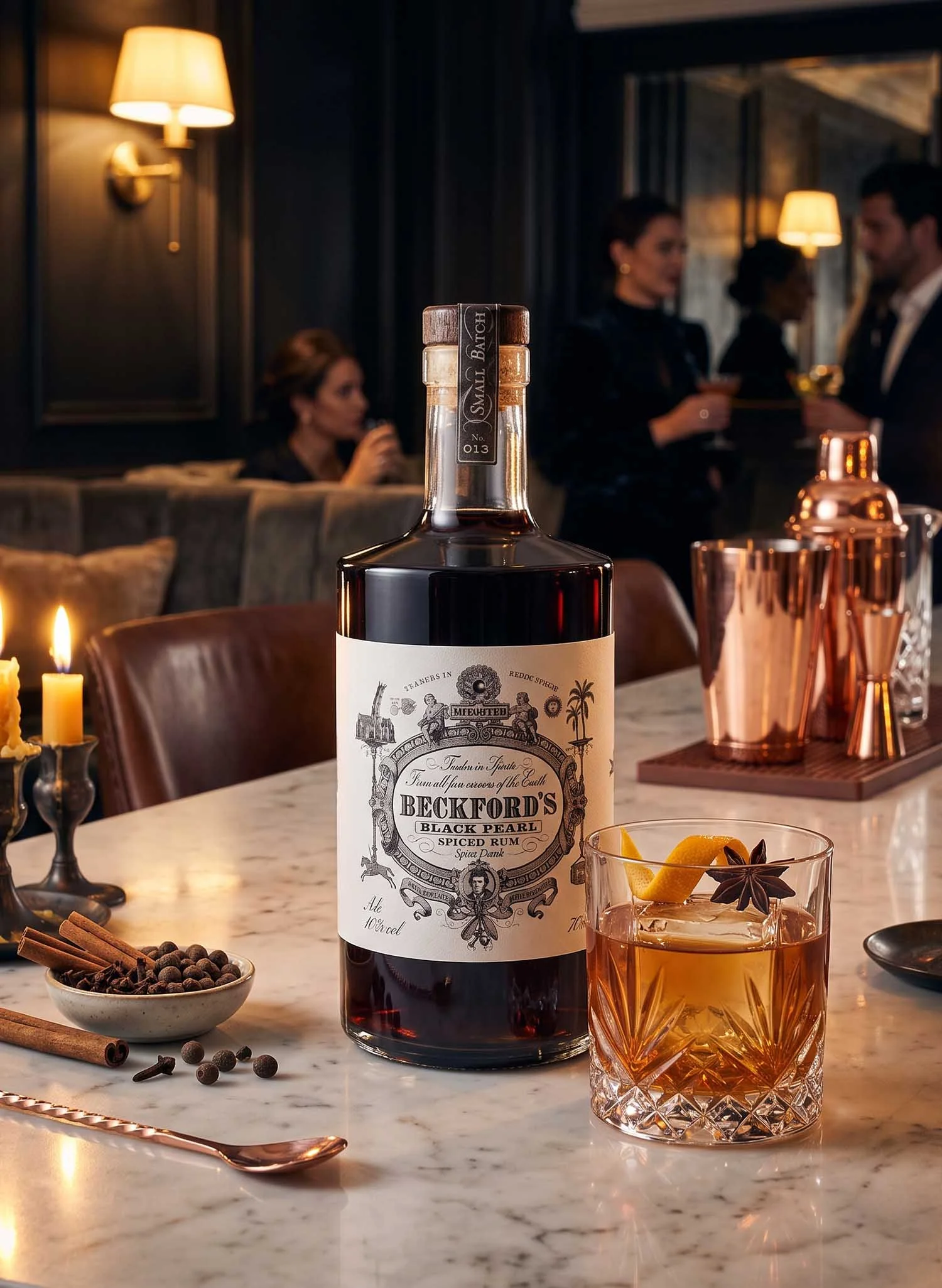 Beckford's Black Pearl Dark Rum — The Rum Company - British Rum